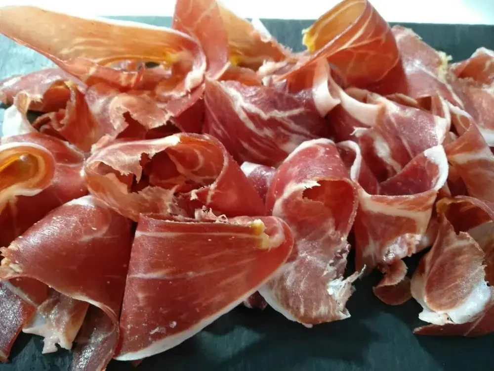 Jamón serrano laminado